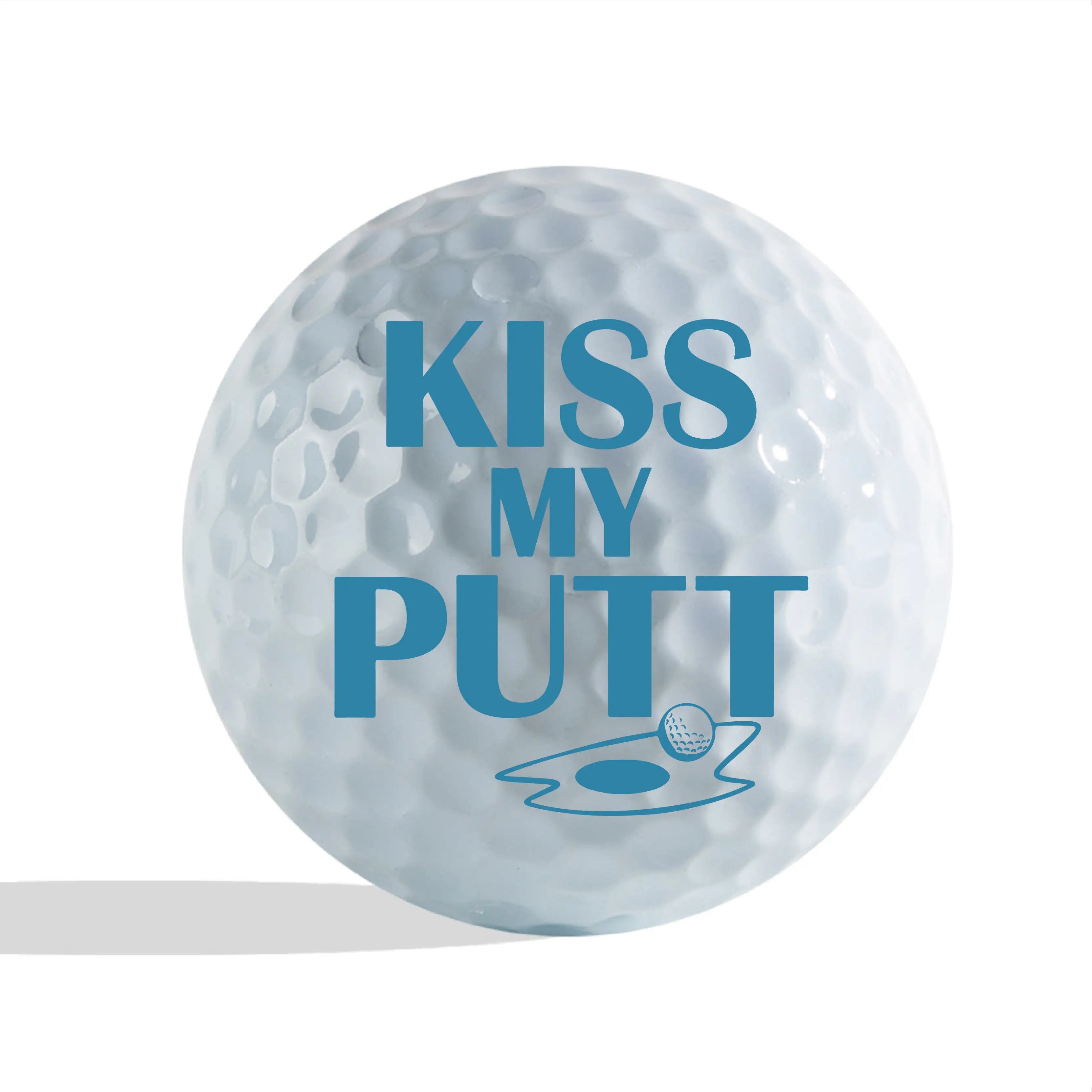 Slandas Kiss My Putt Golf Ball Stamp Set