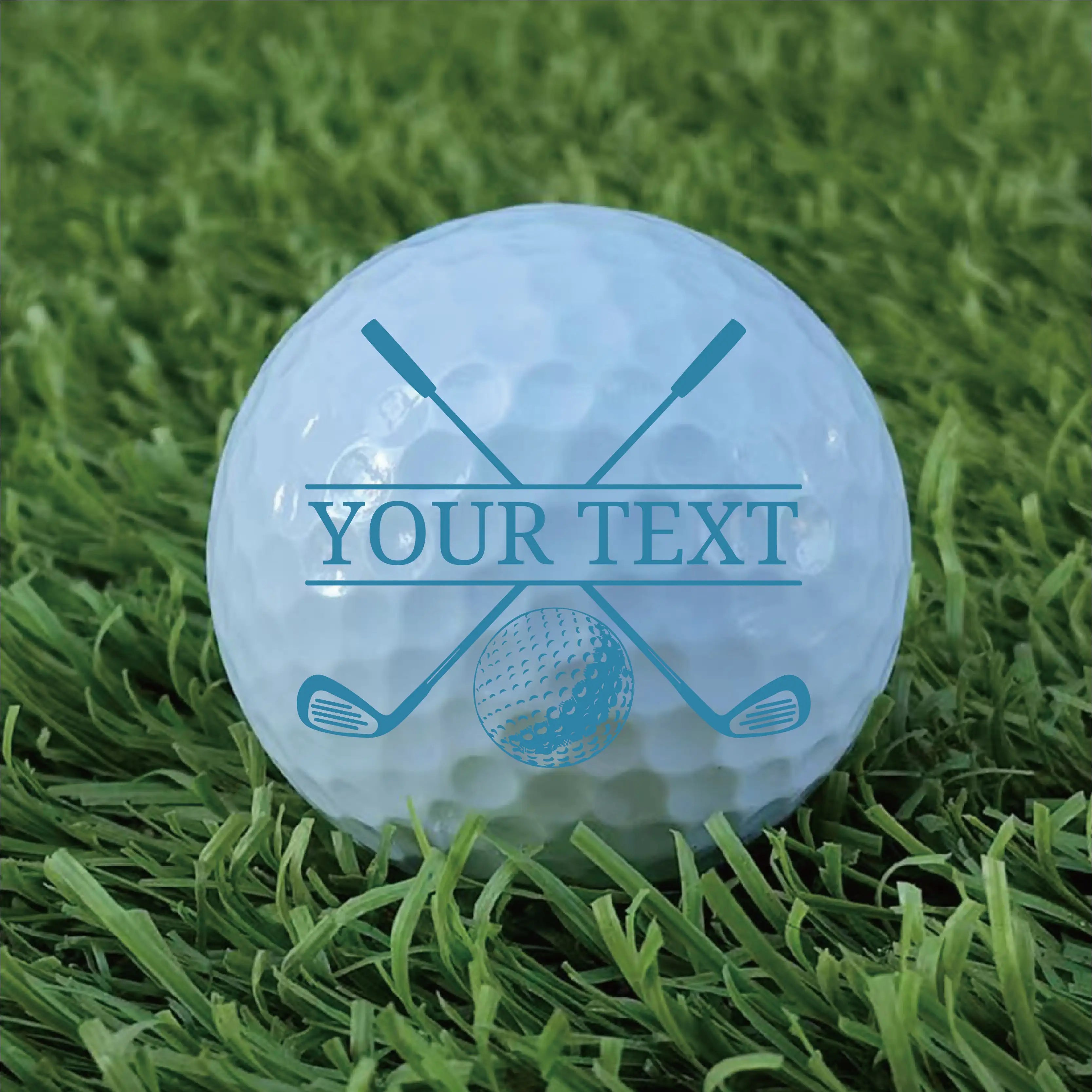 Slandas Customization Your Text Golf Ball Stamp