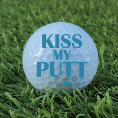 Slandas Kiss My Putt Golf Ball Stamp Set