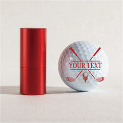 Slandas Personalized Golf Ball Stamp Set