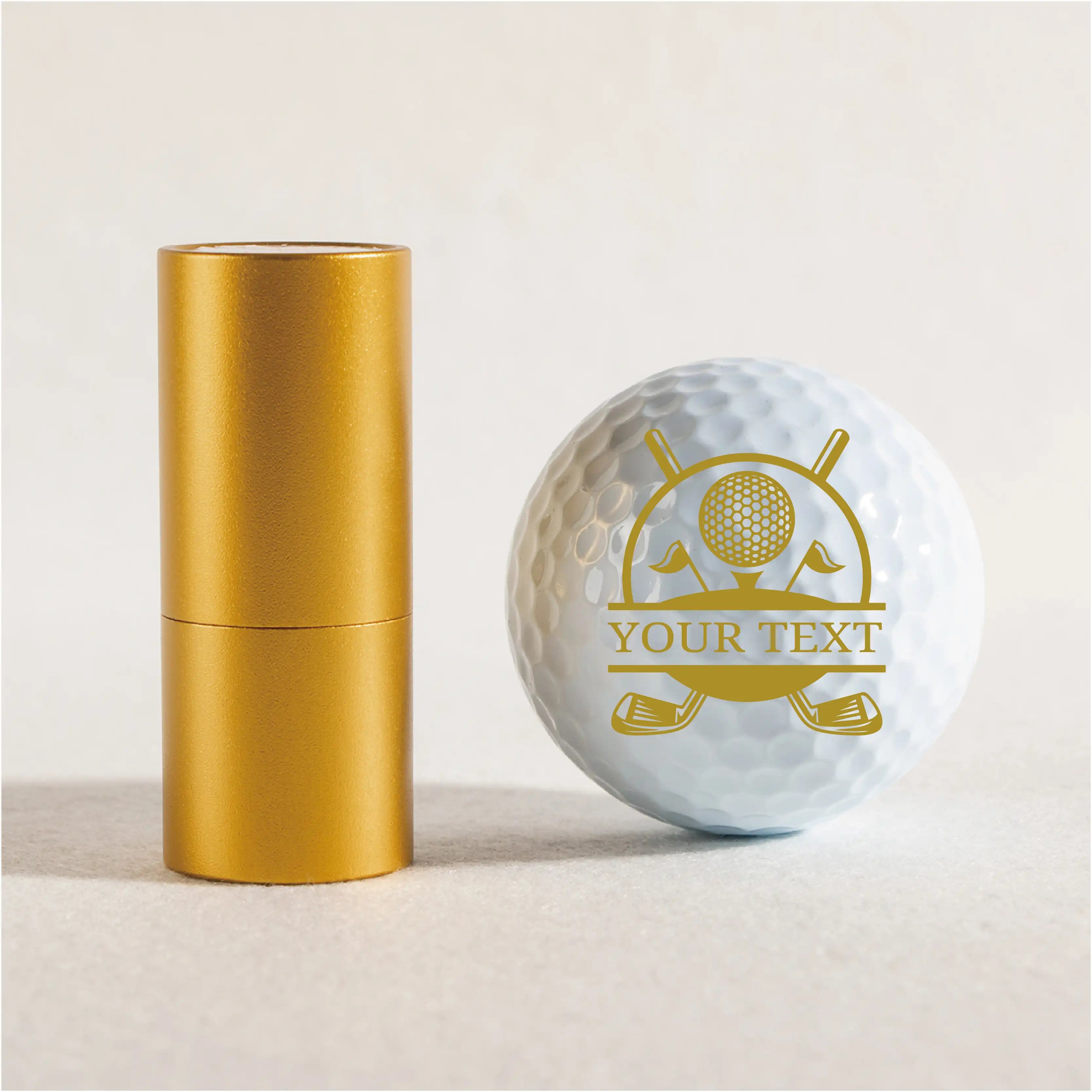 Slandas Customized with Name Golf Ball Stamp