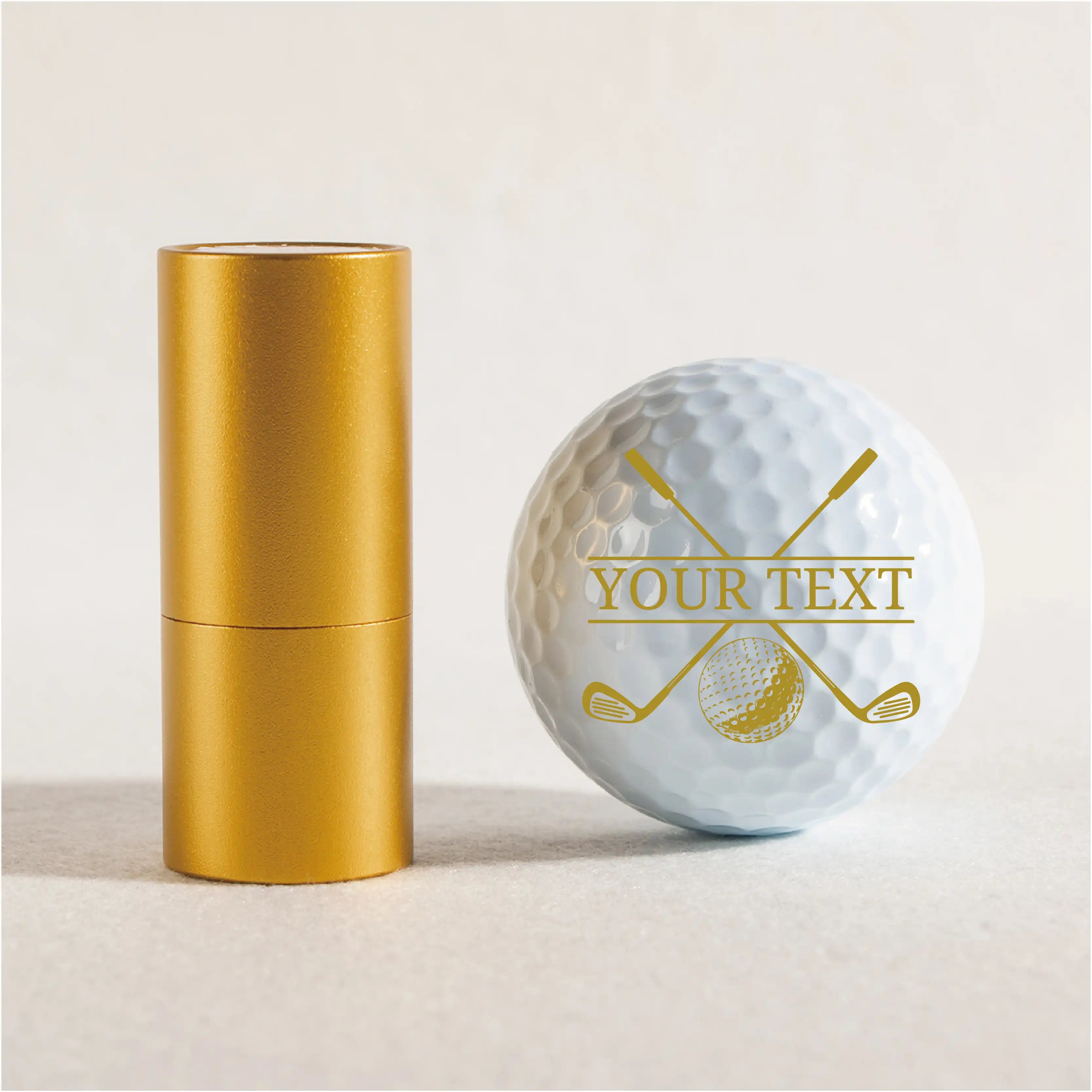 Slandas Customization Your Text Golf Ball Stamp