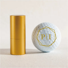 Slandas Custom Initial Golf Ball Stamp Set in Any Design