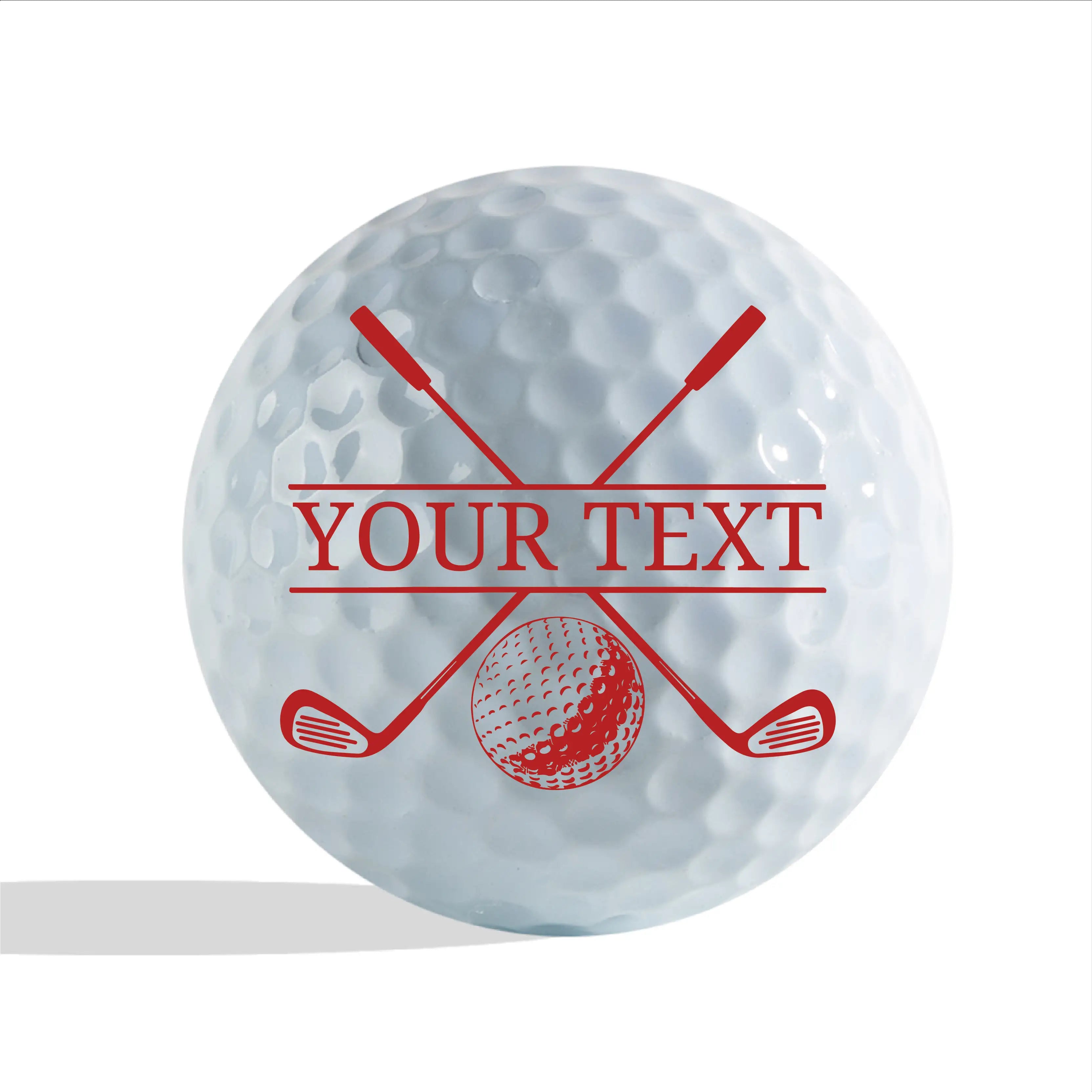 Slandas Customization Your Text Golf Ball Stamp