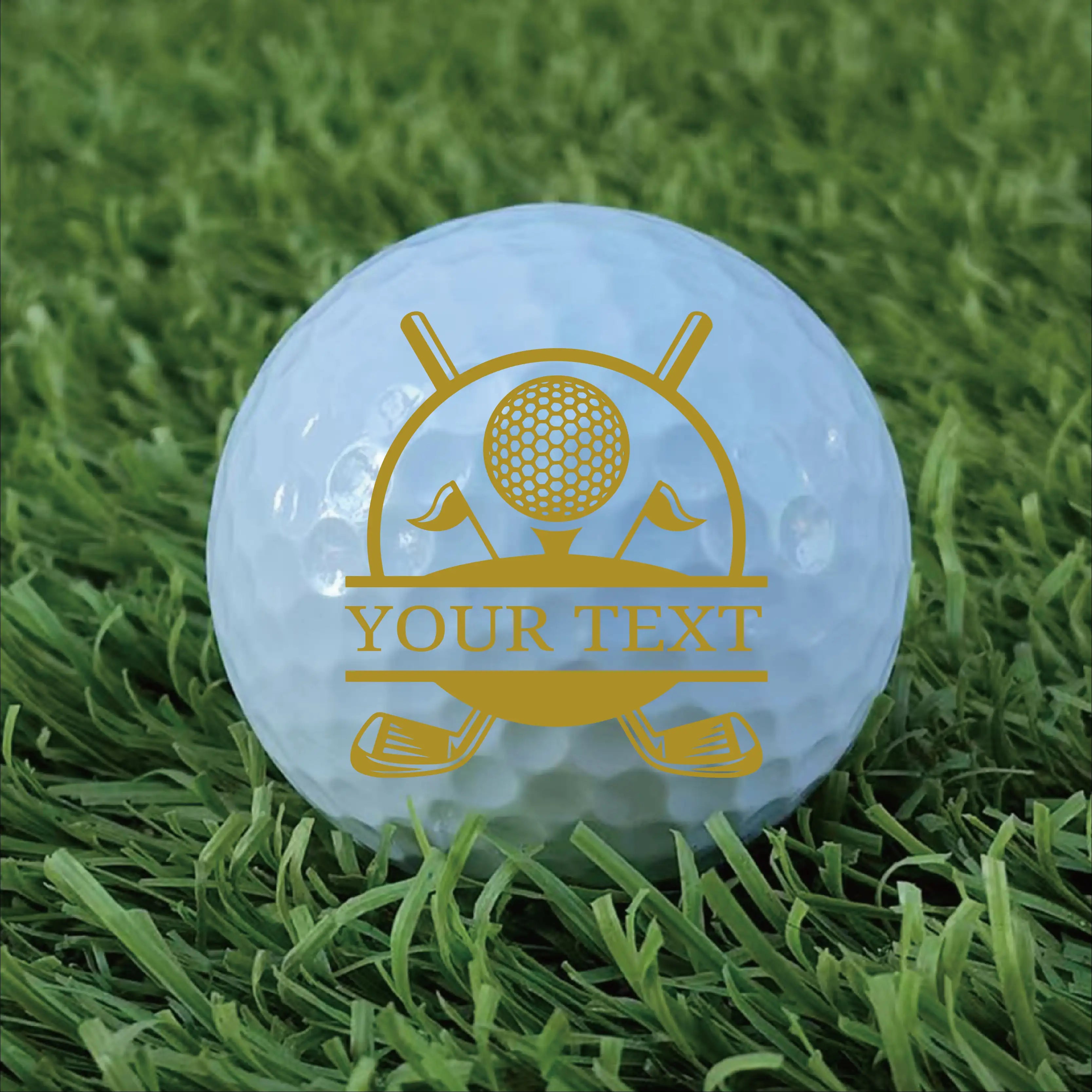 Slandas Customized with Name Golf Ball Stamp