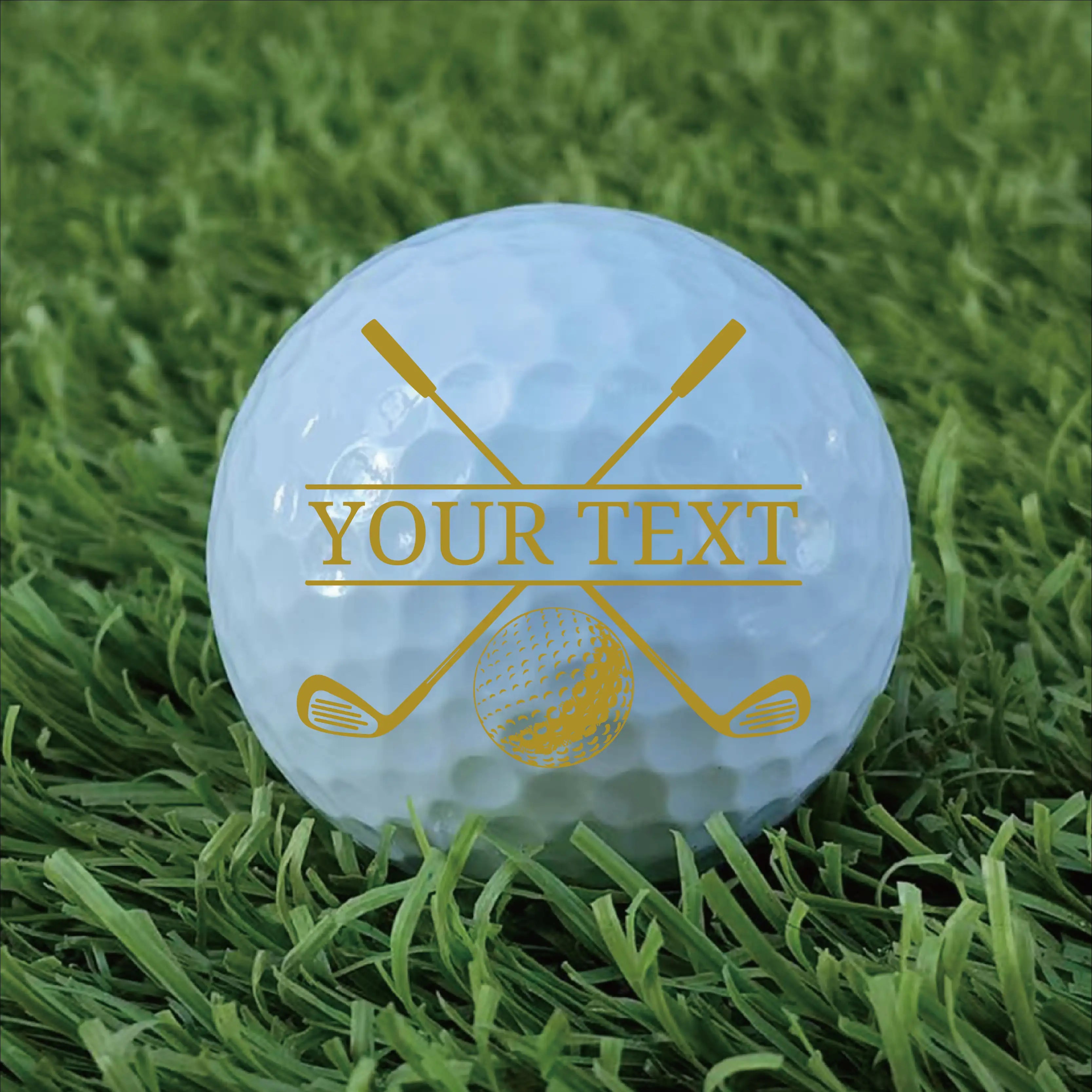 Slandas Customization Your Text Golf Ball Stamp