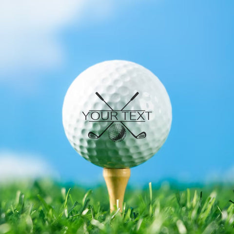 Slandas Customization Your Text Golf Ball Stamp