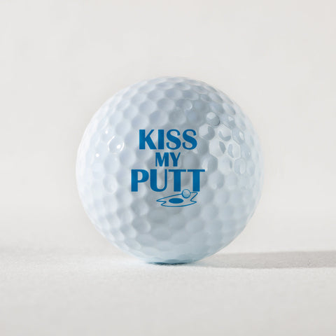 Slandas Kiss My Putt Golf Ball Stamp Set