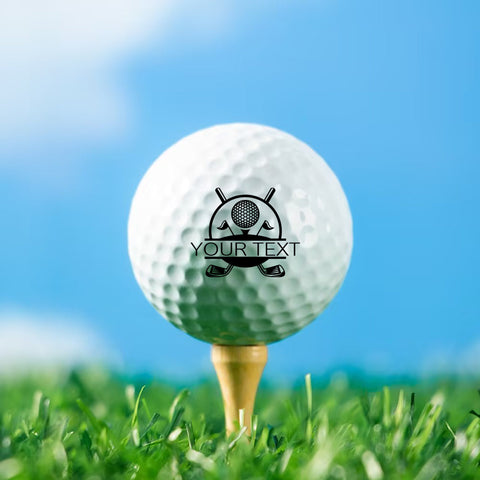 Slandas Customized with Name Golf Ball Stamp